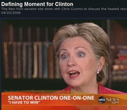 HILLARY CLINTON ON APRIL 22, 2008: IF I AM THE PRESIDENT WE WILL ATTACK IRAN .... WE WOULD BE ABLE TO TOTALLY OBLITERATE THEM
